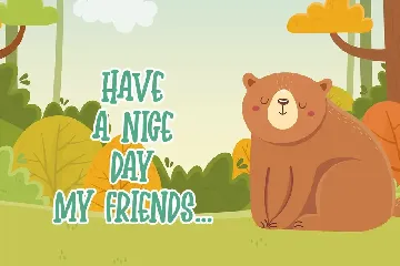 Jungle Friends font