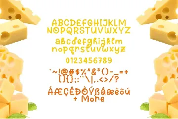 Cheese Bread font