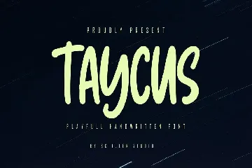 Taycus - Playful Handwritten Font