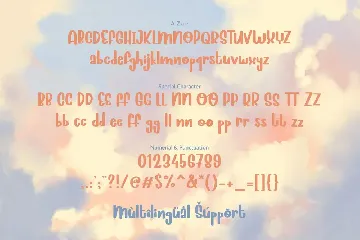 Cloud Bread font