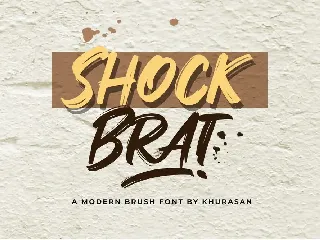 Shock Brat font