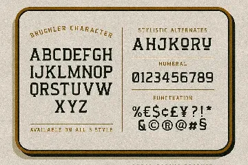 Brughler - Vintage Serif Display font