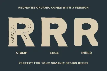 Redmayne Organic Version font