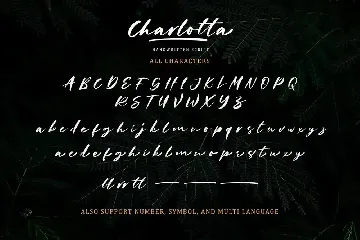 Charlotta - Handwritten Script font