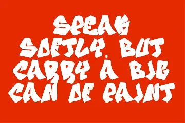 Speaker - Graffiti font