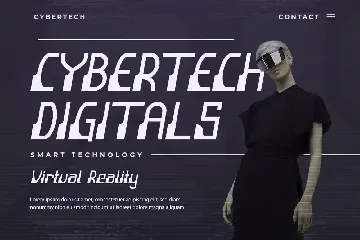 Robot Line - Futuristic Tech Font