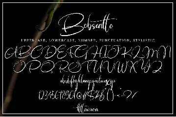 Bobsentto font