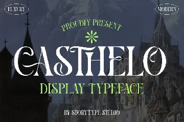 Casthelo Display Typeface Font