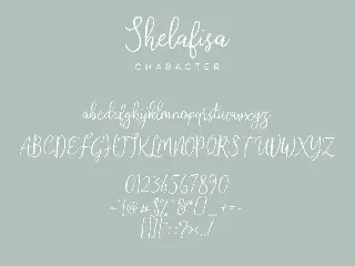 Shelafisa font