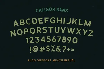 CALIGOR - Display Typeface font