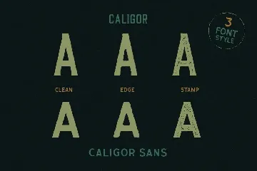 CALIGOR - Display Typeface font