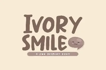 Ivory Smile font