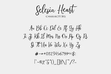 Selesia Heart font