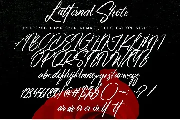 Lutternal Shote font