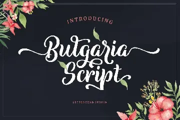 Bulgaria Script font