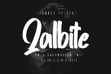 Qalbite - Bold HAndwritten Font