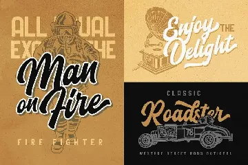 Blacklite - The Bold Script & Sans font