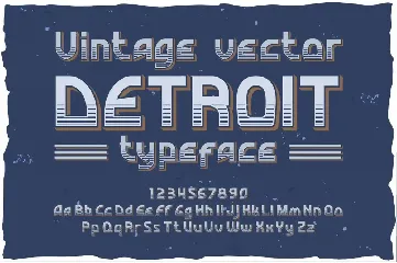 Detroit font