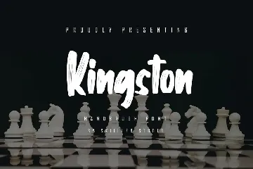 Kingston - Handbrush Font