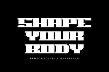 Body Muscle font