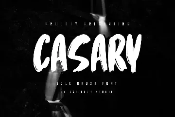 Casary - Bold Brush Font