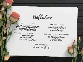 Bellatiez Script font