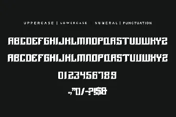 Bugoshin font