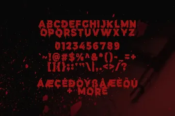 Terror Letter font