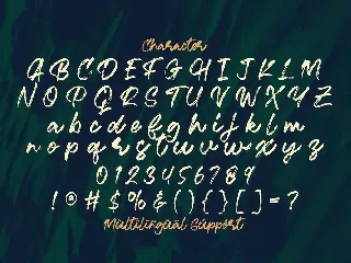 Ramez - Textured Brush Font