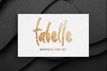 False Nine - Strong Brush Font