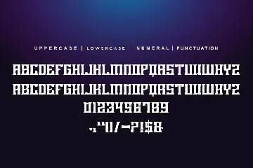 Dasner Gaming font