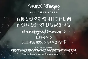 SoundStages - Modern Handwritten Font