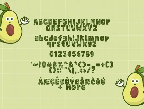 Avocado Days font