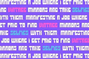 Vatteo Retro Display Font