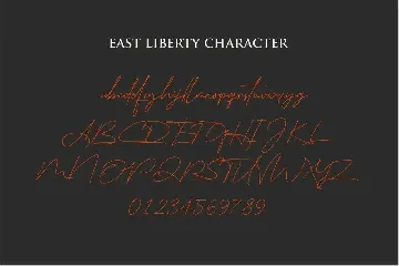 East Liberty font