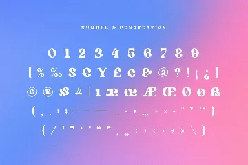 Rainbow - Modern Vintage Font