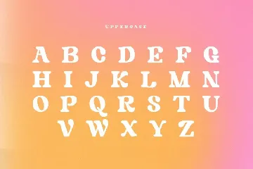 Rainbow - Modern Vintage Font