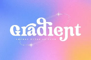 Rainbow - Modern Vintage Font