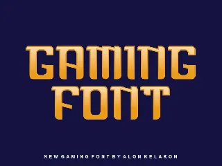 Super Gaming font