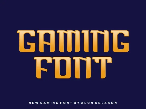 Super Gaming font