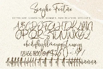 Singha Fantera font