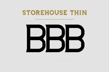 Storehouse Font