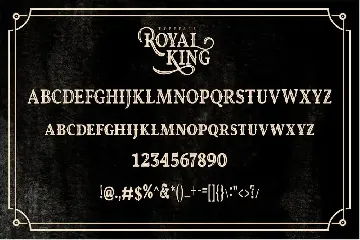 Royal King - Old Vintage Display Font