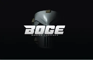 Boge font