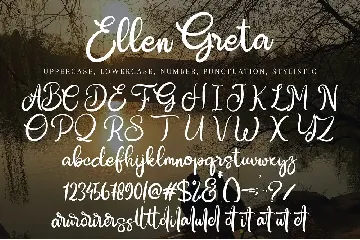 Ellen Greta font