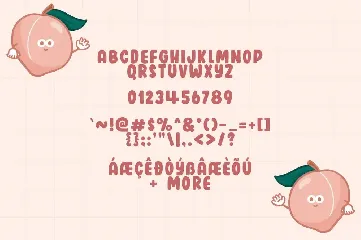 Peach Days font