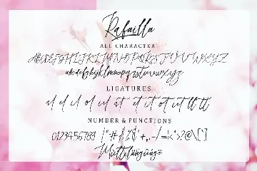 Rafailla Elegant Modern Calligraphy Brush Script font