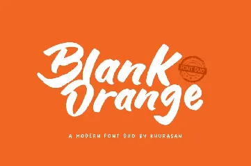 Blank Orange font