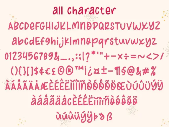 Christmas Farmhouse - Cute Display Font