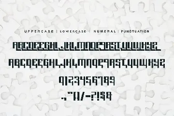 Game Puzzle font